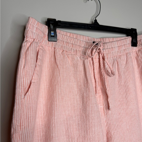 J. Crew Coral Striped Pajamas - Picture 2 of 9